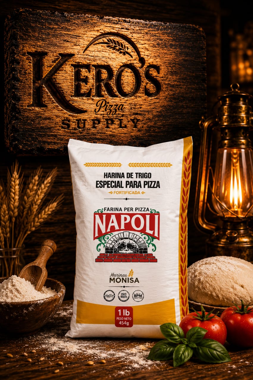 Harina para Pizza Napoli Monisa (1 Lb) - Imagen Vertical